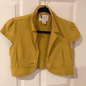 Yellow Crop Jacket